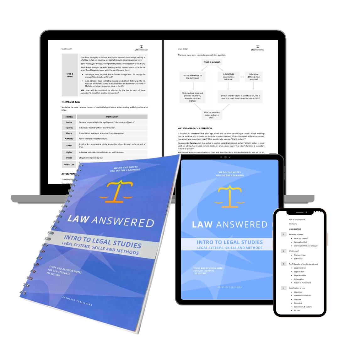 Introduction to Legal Studies, Legal Systems & Skills