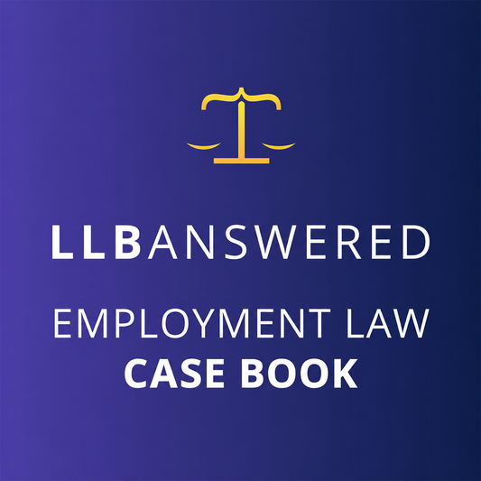 Employment Law - LLB Case Book