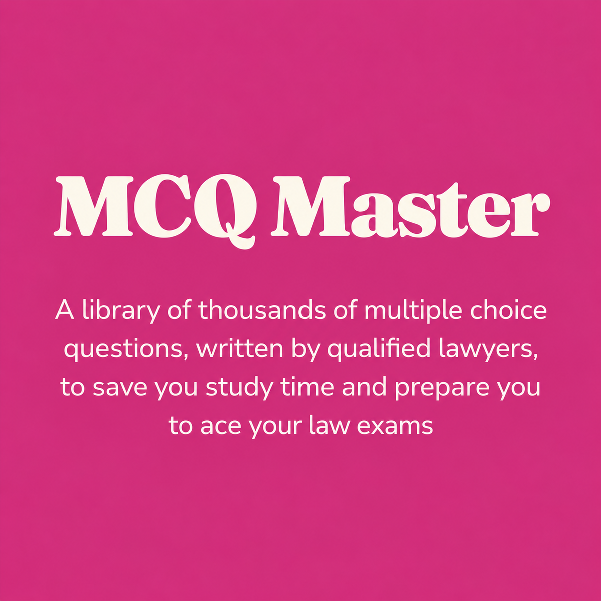 MCQ Master Membership