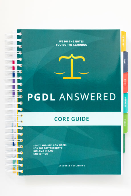 PGDL Core Guide - Law Study Notes